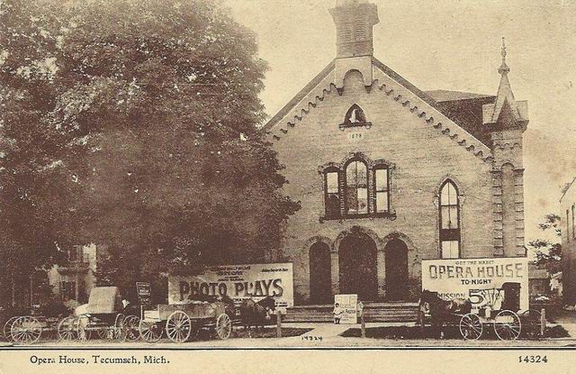 Tecumseh Opera House - 1907 From Paul (newer photo)
